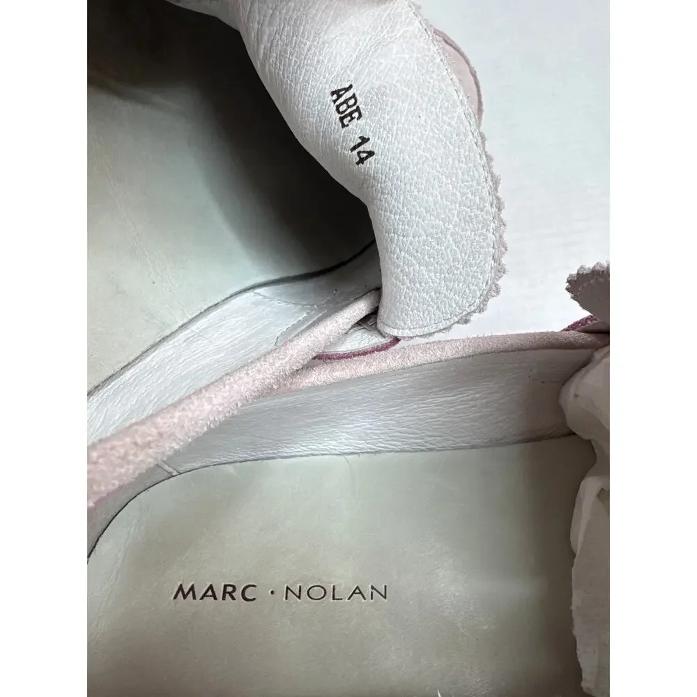 Marc Nolan Abe Suede Penny Loafers dusty rose 14